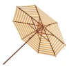 Skagerak Sonnenschirme^Messina Sonnenschirm ø 270 cm, gestreift, Gold – Weiß