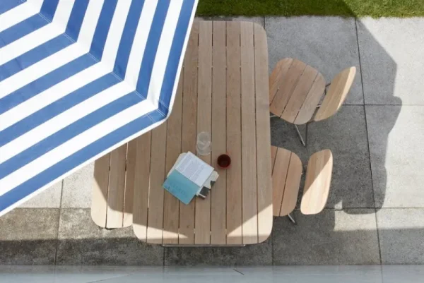Skagerak Sonnenschirme^Messina Sonnenschirm ø 270 cm, gestreift, Blau – Weiß