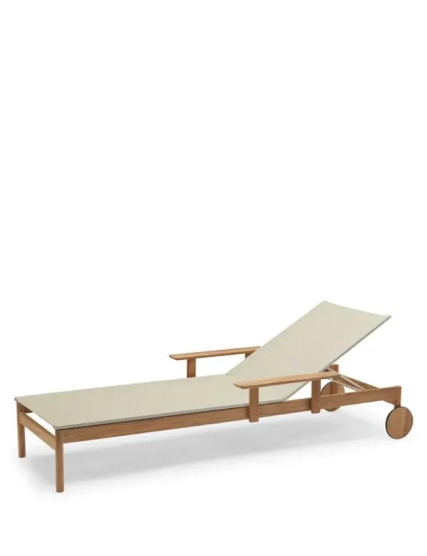 Skagerak Terrassenmöbel^Pelagus Armlehne für Sonnenliege, Teakholz