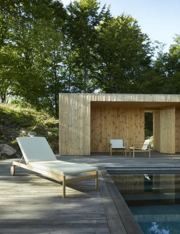 Skagerak Terrassenmöbel^Pelagus Sonnenliege, Sandbeige