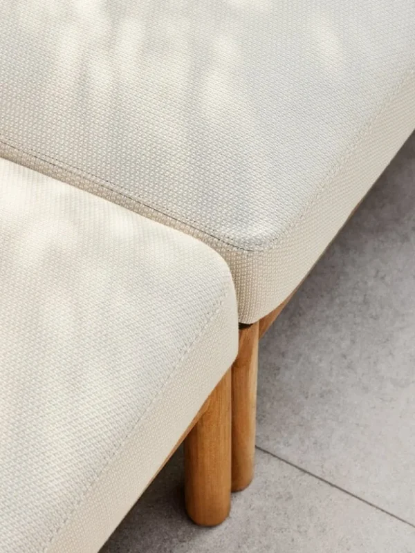Skagerak Terrassenmöbel | Sofas Und Liegen^Tradition Endmodul, Teakholz - helles Sandbeige