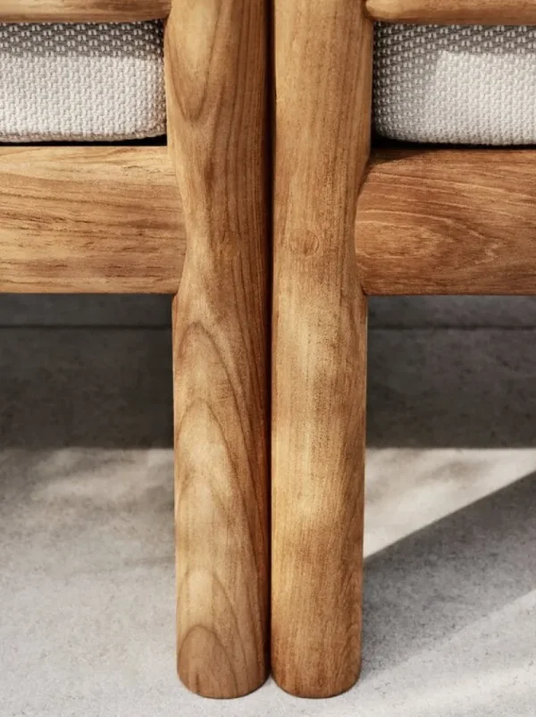 Skagerak Terrassenmöbel | Sofas Und Liegen^Tradition Endmodul, Teakholz - helles Sandbeige