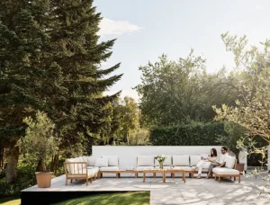 Skagerak Terrassenmöbel | Sofas Und Liegen^Tradition Endmodul, Teakholz - helles Sandbeige