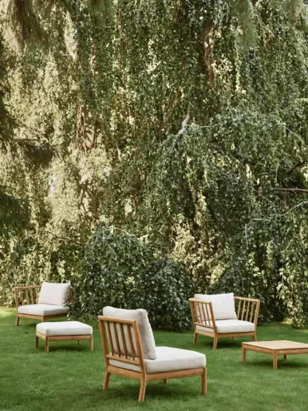 Skagerak Terrassenmöbel | Sofas Und Liegen^Tradition Endmodul, Teakholz - helles Sandbeige