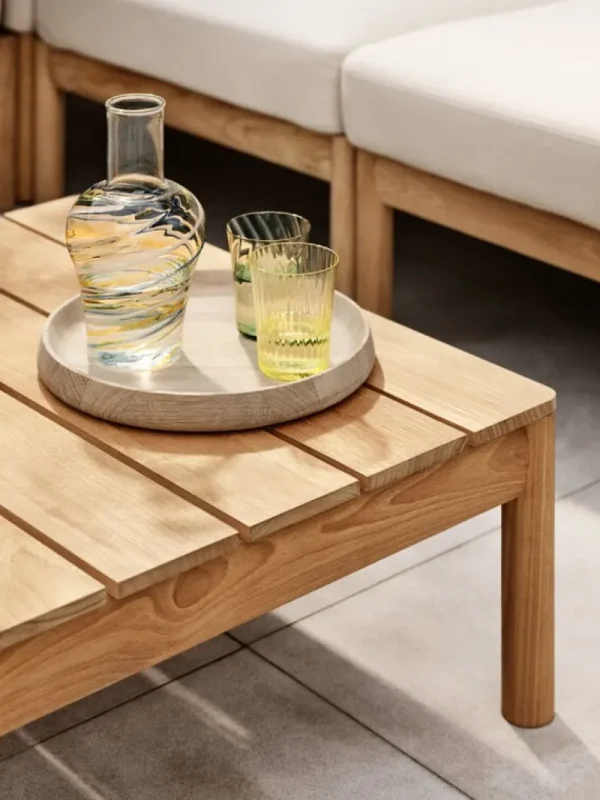 Skagerak Terrassenmöbel | Sofas Und Liegen^Tradition Endmodul, Teakholz - helles Sandbeige