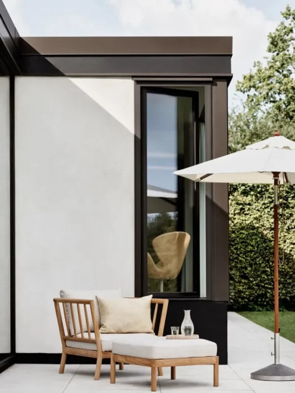Skagerak Terrassenmöbel | Sitzgelegenheiten^Tradition Loungesessel, Teakholz - helles Sandbeige