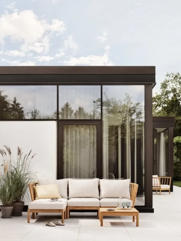 Skagerak Terrassenmöbel | Sitzgelegenheiten^Tradition Loungesessel, Teakholz - helles Sandbeige