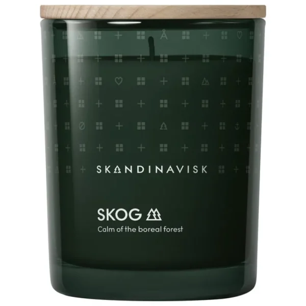 STOFF Copenhagen Kerzen Und Kerzenhalter-Skandinavisk Duftkerze mit Deckel, SKOG, groß, Sonderedition