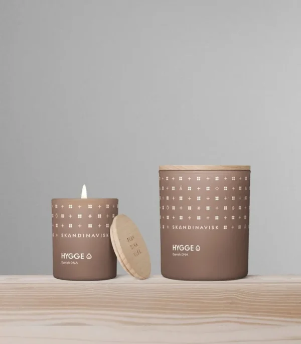 Nichba Kerzen Und Kerzenhalter-Skandinavisk Duftkerze mit Deckel, HYGGE, groß