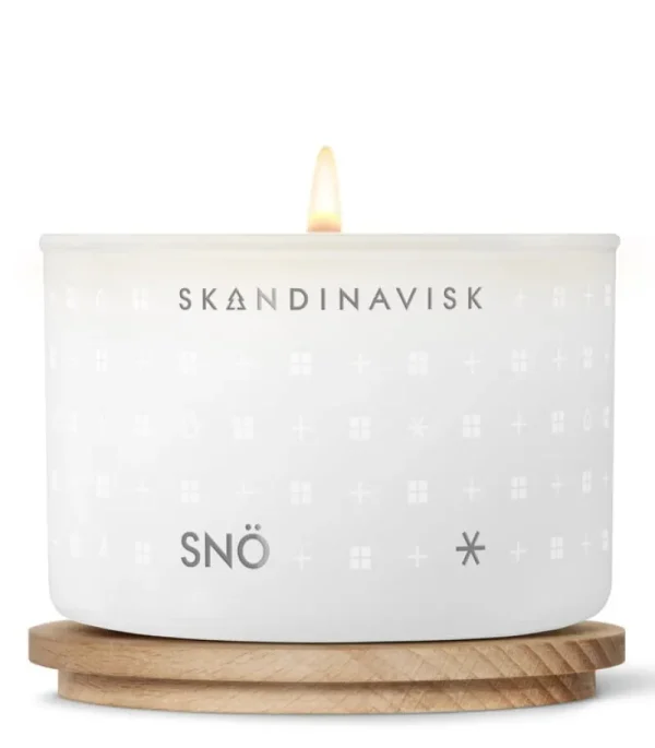 Klong Kerzen Und Kerzenhalter-Skandinavisk Duftkerze mit Deckel, SNÖ, 90 g