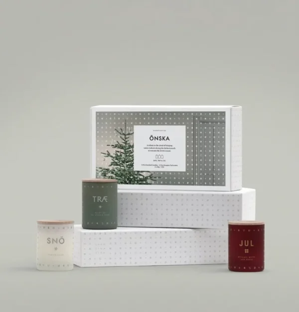 Skandinavisk Weihnachtsdekoration | Kerzen Und Kerzenhalter^Duftkerzen-Set, 3 Stück, ÖNSKA
