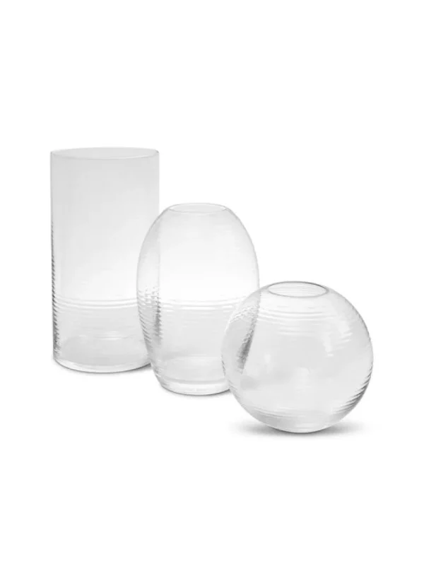 Spring Copenhagen Vasen-Laine Vase, zylindrisch, 25 cm, klar