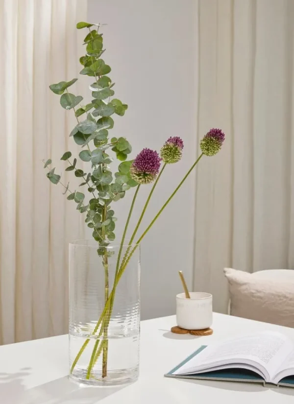 Spring Copenhagen Vasen-Laine Vase, zylindrisch, 25 cm, klar