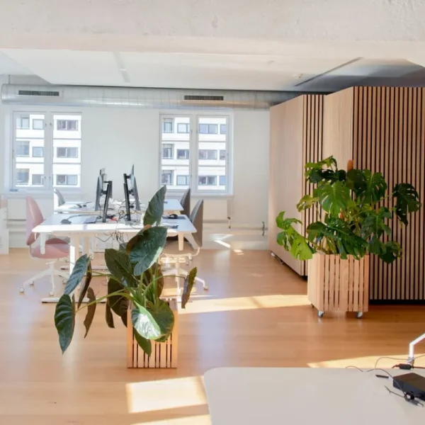 Squarely Copenhagen Garten^GrowMORE Pflanzgefäß, Esche geölt
