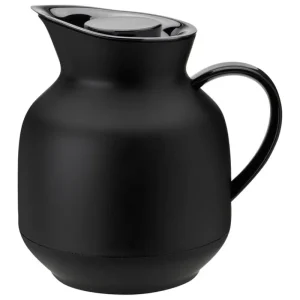Stelton Karaffen Und Krüge^Amphora Isolierkanne für Tee, 1 l, weiches Schwarz
