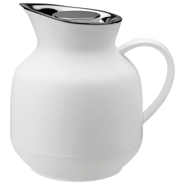 Stelton Karaffen Und Krüge^Amphora Isolierkanne für Tee, 1 l, weiches Weiß