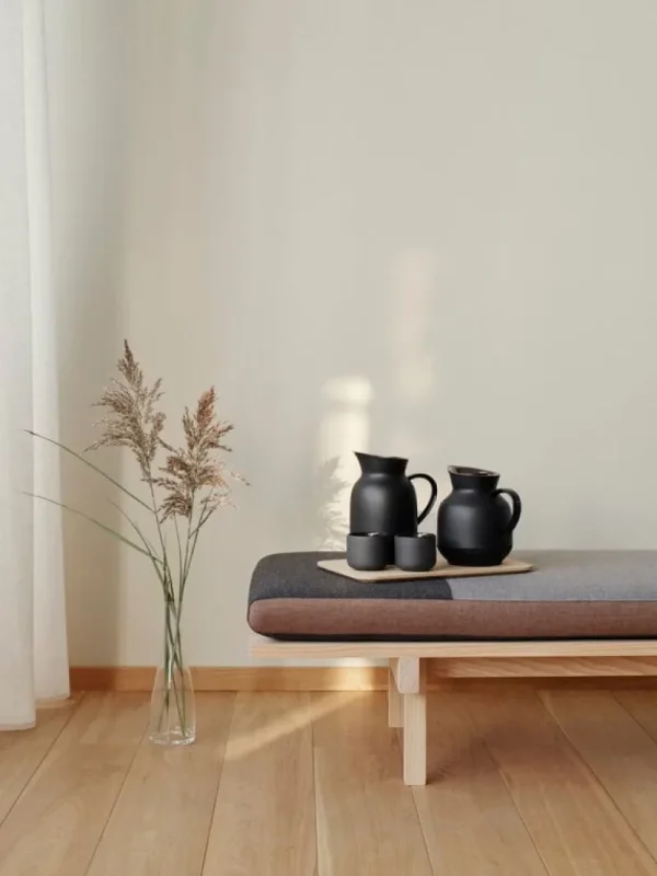 Stelton Karaffen Und Krüge^Amphora Isolierkanne für Kaffee, 1 l, weiches Schwarz