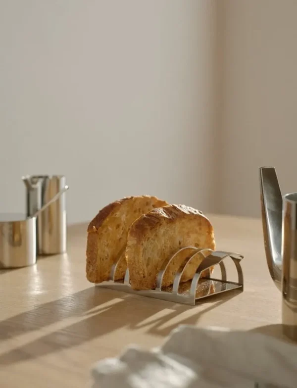 Stelton Servierutensilien | Geschirr^Arne Jacobsen Toastständer, Stahl
