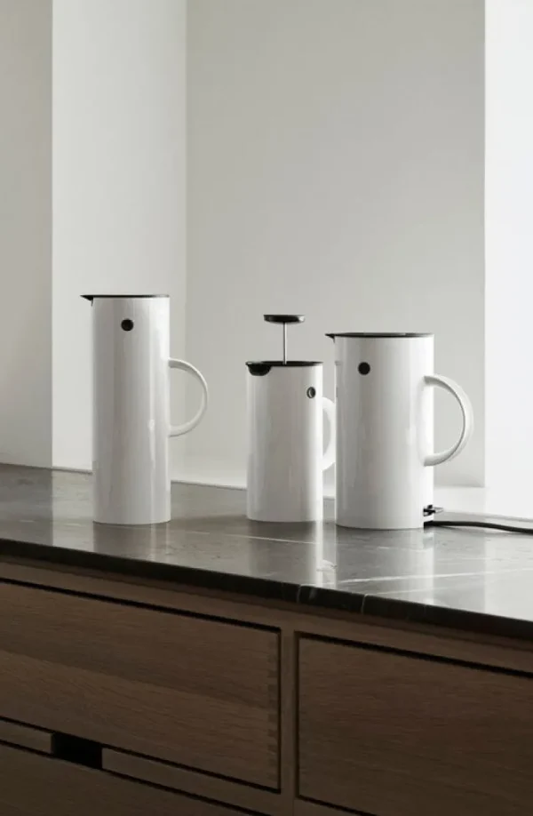 Stelton Karaffen Und Krüge^EM77 Isolierkanne, 1,0 l, weiß