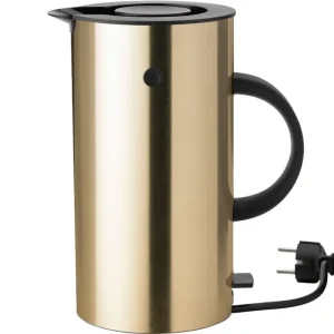 Stelton Haushaltsgeräte^EM77 Wasserkocher, gebürstetes Messing