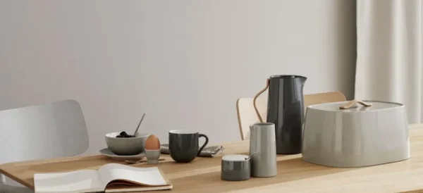 Finnish Design Shop Küchenutensilien^Stelton Emma Brotkasten, Grau