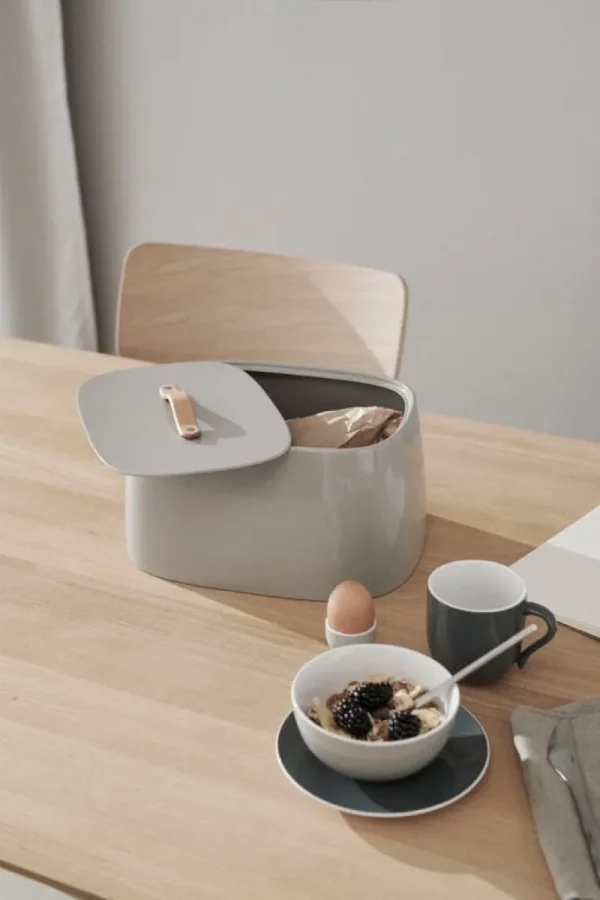 Finnish Design Shop Küchenutensilien^Stelton Emma Brotkasten, Grau