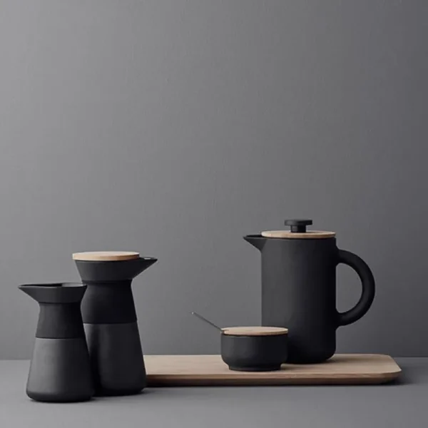 Stelton Karaffen Und Krüge^Milchkännchen Theo, schwarz