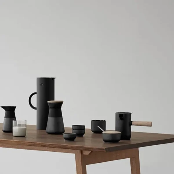 Stelton Karaffen Und Krüge^Milchkännchen Theo, schwarz