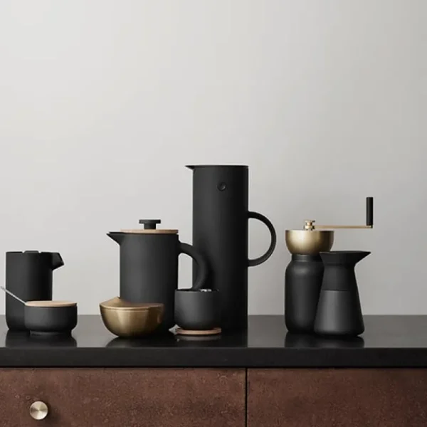 Stelton Karaffen Und Krüge^Milchkännchen Theo, schwarz
