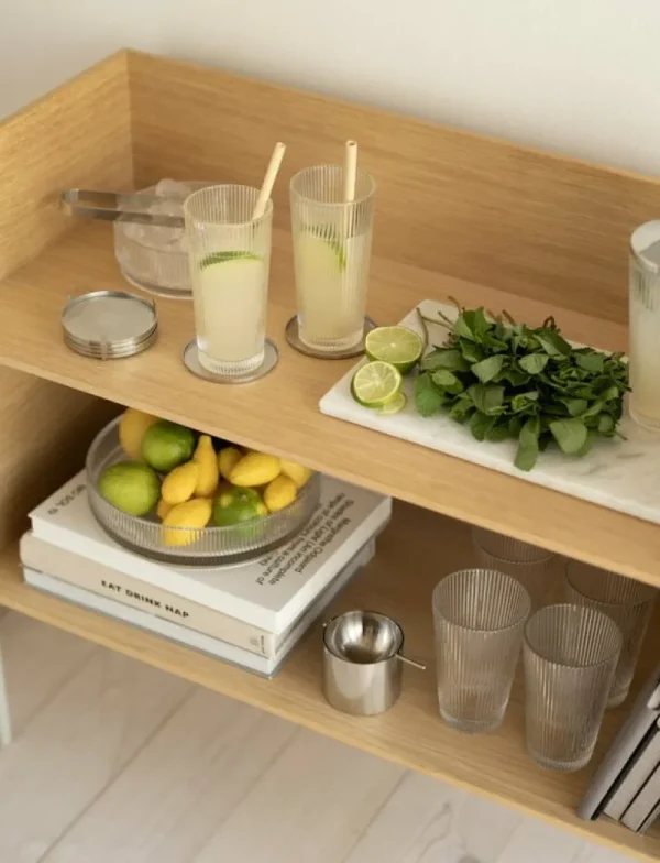 Stelton Gläser Und Tassen^Pilastro Longdrinkglas, 300 ml, 4 Stück, Klar