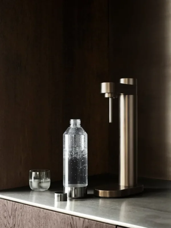 Stelton Sport- Und Outdoor-produkte | Haushaltsgeräte^Sprudelflasche Brus, 1,15 l, Stahl