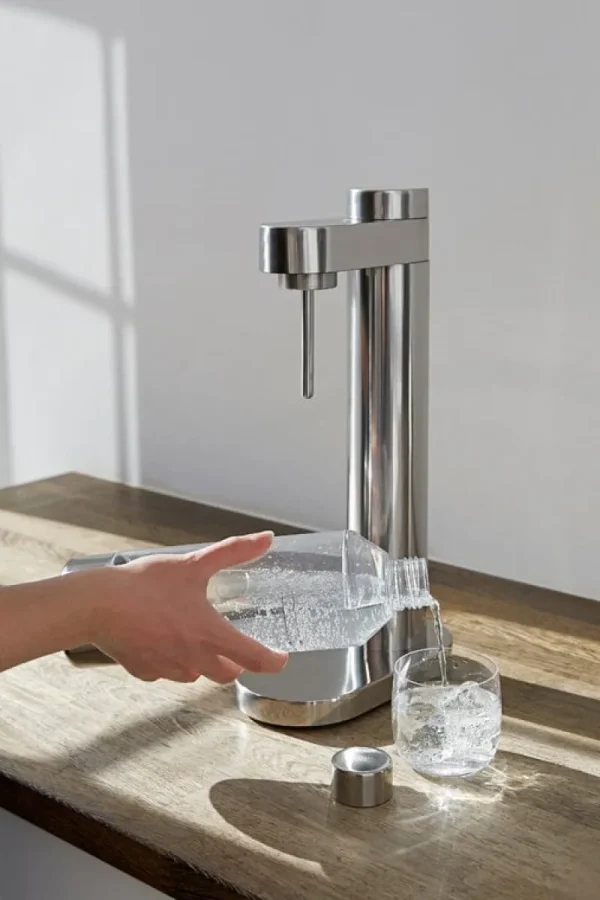 Stelton Sport- Und Outdoor-produkte | Haushaltsgeräte^Sprudelflasche Brus, 1,15 l, Stahl