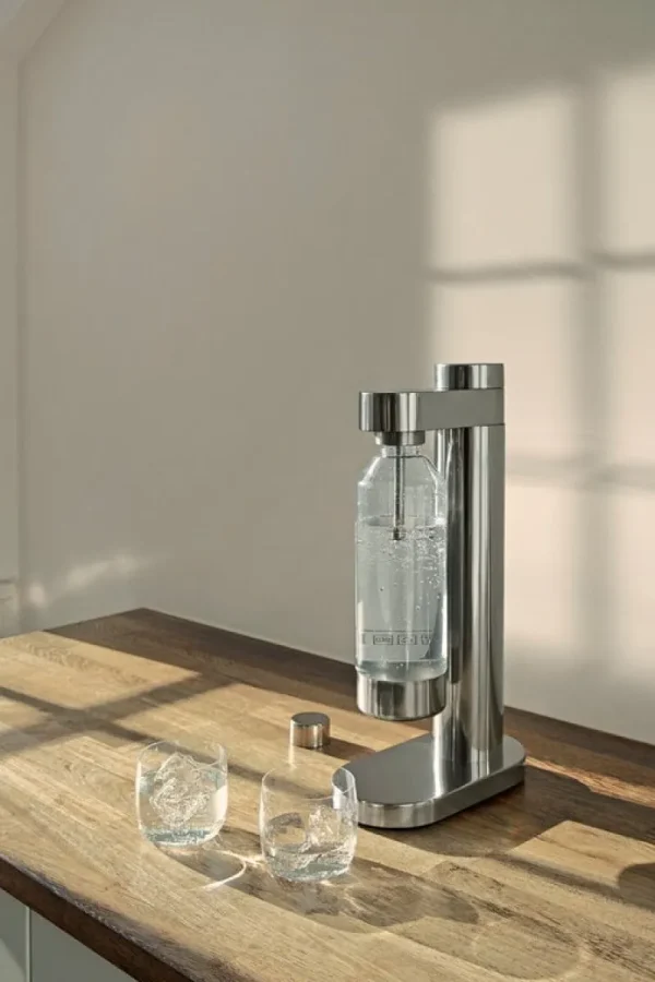 Stelton Sport- Und Outdoor-produkte | Haushaltsgeräte^Sprudelflasche Brus, 1,15 l, Stahl