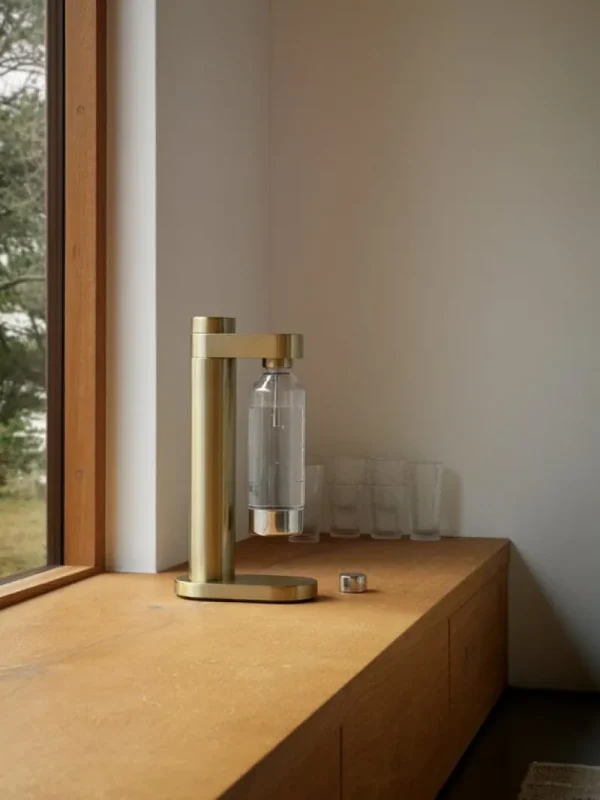 Stelton Haushaltsgeräte^Sprudler Brus, gebürstetes Messing