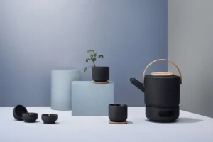 Stelton Karaffen Und Krüge^Theo Stövchen, schwarz