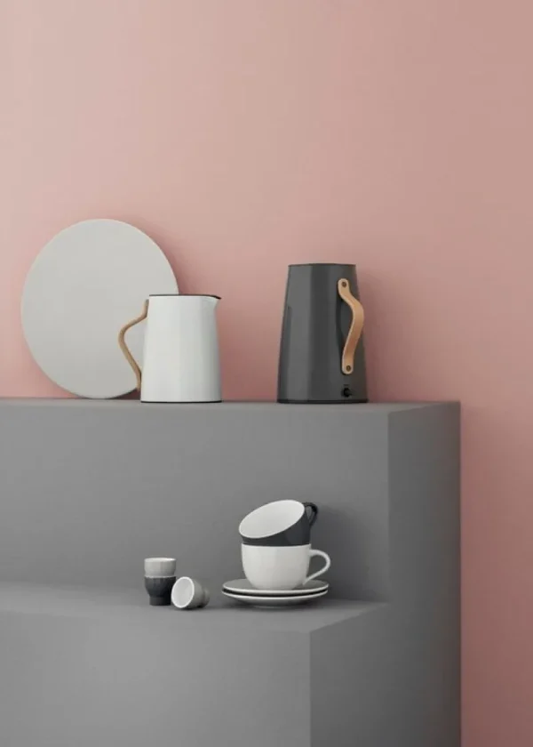 Stelton Haushaltsgeräte^Wasserkocher Emma, dunkelgrau