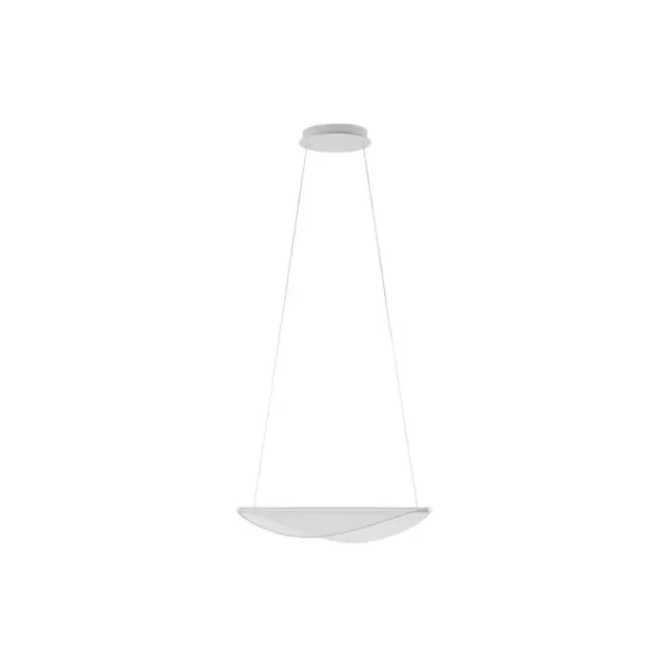 Stilnovo Deckenleuchten-Diphy Pendelleuchte, 54 cm, Phasenanschnitt, weiß