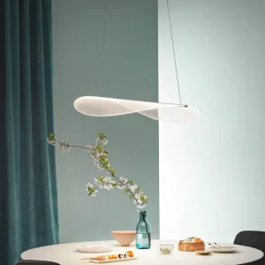 Stilnovo Deckenleuchten-Diphy Pendelleuchte, 54 cm, Phasenanschnitt, weiß