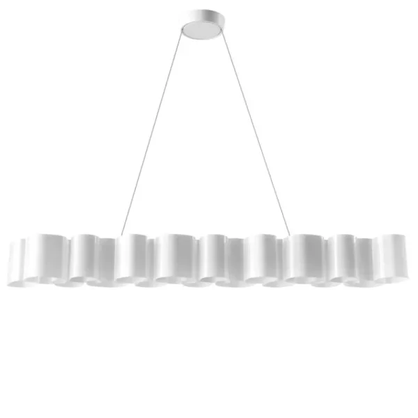 Stilnovo Deckenleuchten-Honey Pendelleuchte, 139 cm, weiß