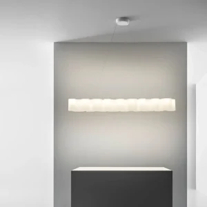 Stilnovo Deckenleuchten-Honey Pendelleuchte, 139 cm, weiß