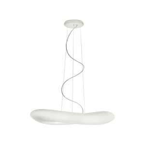 Muuto Deckenleuchten-Stilnovo Mr. Magoo Pendelleuchte, 76 cm, DALI, weiß