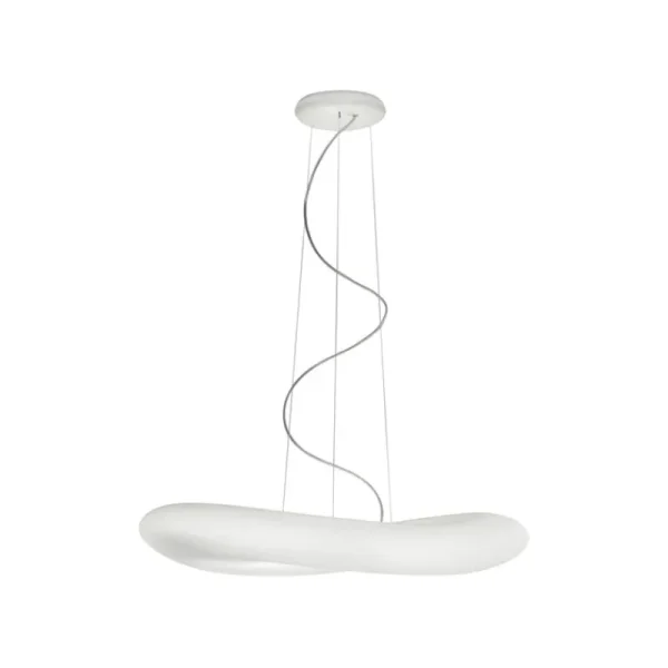 Muuto Deckenleuchten-Stilnovo Mr. Magoo Pendelleuchte, 76 cm, DALI, weiß