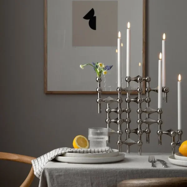 Uyuni Lighting Kerzen Und Kerzenhalter-STOFF Copenhagen LED Kerzen von STOFF, 2 Stück, Weiß