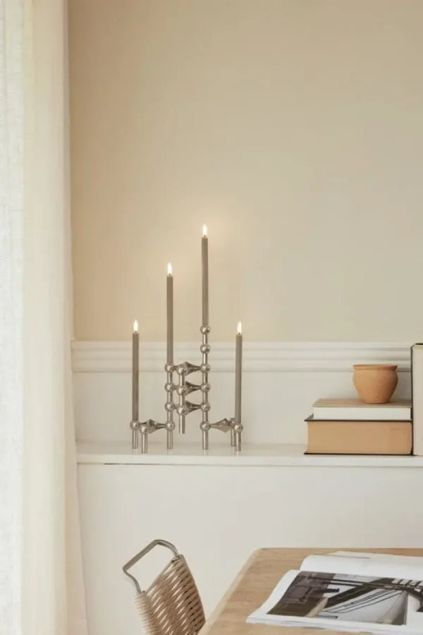 Fritz Hansen Kerzen Und Kerzenhalter-STOFF Copenhagen STOFF LED Kerzen, 2 Stück, Sand