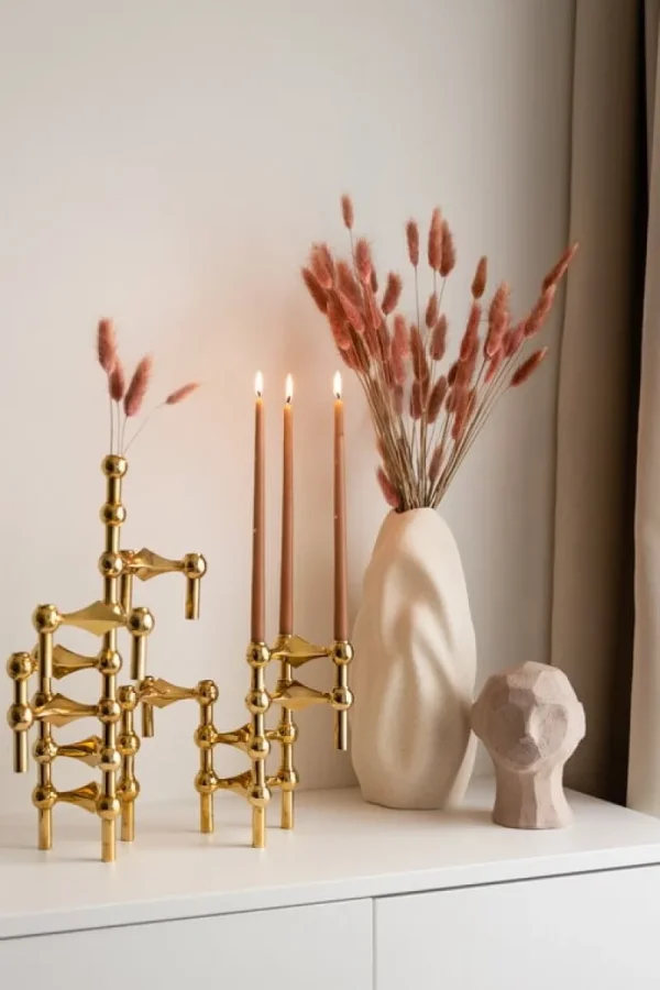 Northern Vasen | Kerzen Und Kerzenhalter-STOFF Copenhagen STOFF Nage Vase, Messing
