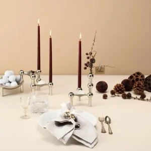 Marimekko Vasen | Kerzen Und Kerzenhalter-STOFF Copenhagen STOFF Nagel Vase, Chrom