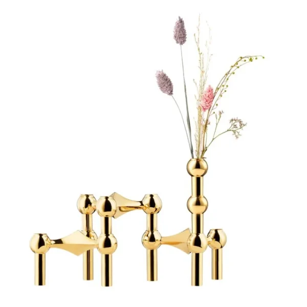 Northern Vasen | Kerzen Und Kerzenhalter-STOFF Copenhagen STOFF Nage Vase, Messing