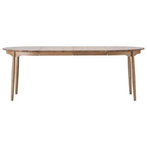 TIPTOE Tische-Stolab Carl Tisch, rund, 115 cm + Verlängerung 2 × 50 cm, Eiche geölt