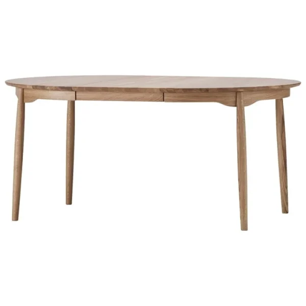 TIPTOE Tische-Stolab Carl Tisch, rund, 115 cm + Verlängerung 2 × 50 cm, Eiche geölt