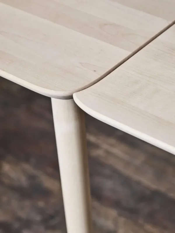 &Tradition Tische-Stolab Prima Vista Tisch, 50 cm lange Ausziehplatte, Birke matt lackier